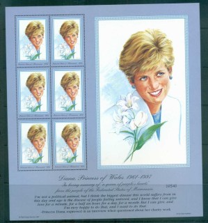 Micronesia-1997-Princess-Diana-In-Memoriam-MS-MUH-lot82025