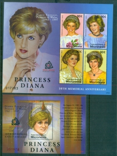 Micronesis-2007-Princess-Diana-in-Memoriam-10th-Anniversary-2xMS-MUH