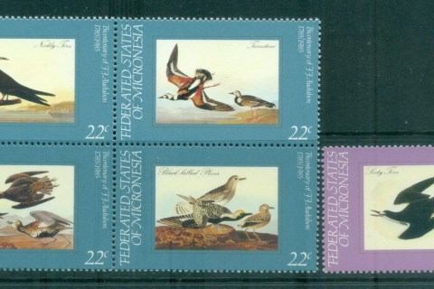 Micronesia-1985-Audubon-Birds-MUH
