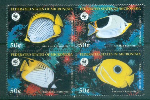 Micronesia-1997 WWF Butterfy Fishes
