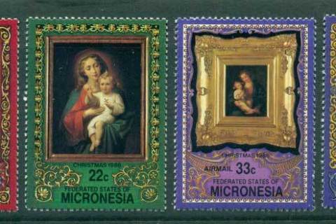 Micronesia-1986-Xmas-MUH-lot23341