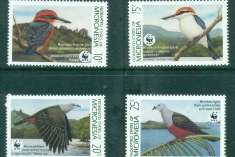 Micronesia-1990-WWF-Birds