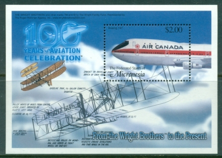 Micronesia-2003-The-100th-Anniversary-of-the-Powered-Flight-MS-MUH_2