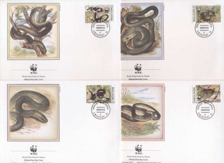 Moldova-1993 WWF Aesculapian Snake FDC