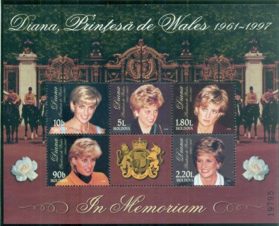 Moldova-1998 Princess Diana in Memoriam, Green Park Gates MS