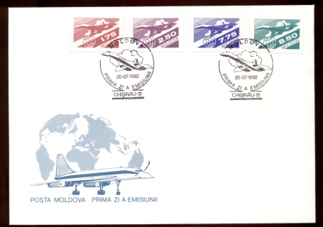 Moldova-1992-Airmail-FDC