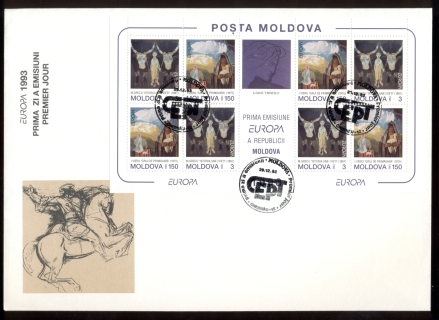 Moldova-1993-Europa-Art-MS-XLFDC