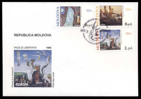 Moldova-1995-Europa-Paintings-FDC