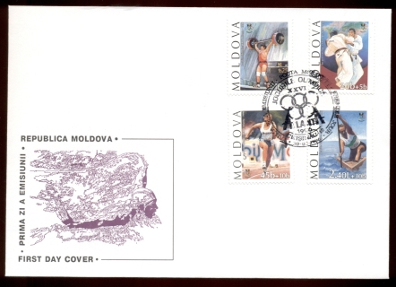 Moldova-1996-Summer-Olympics-Atlanta-FDC