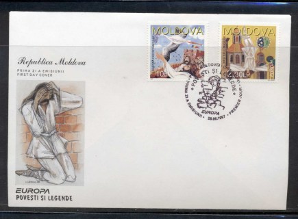 Moldova-1997-Europa-Myths-legends-FDC