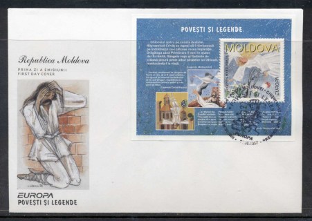 Moldova-1997-Europa-Myths-legends-MS-FDC