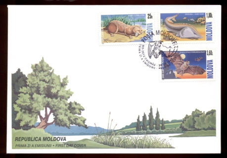 Moldova-1999-Fauna-FDC