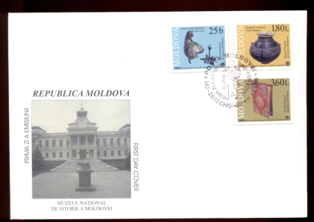 Moldova-1999-Items-from-National-History-Museum-FDC