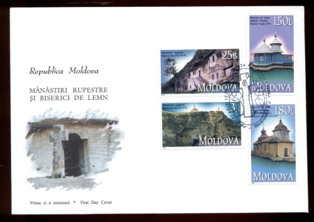 Moldova-2000-Churches-Monasteries-FDC