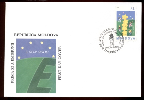 Moldova-2000-Europa-Stars-FDC