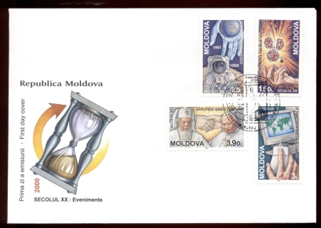 Moldova-2000-Events-of-the-20th-Century-FDC