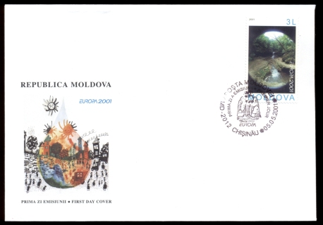 Moldova-2001-Europa-FDC