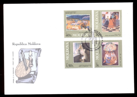 Moldova-2002-Paintings-FDC