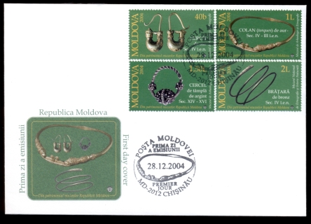 Moldova-2004-Ancient-Jewellery-FDC