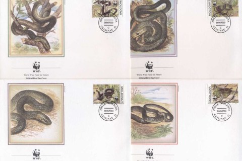 Moldova-1993 WWF Aesculapian Snake FDC