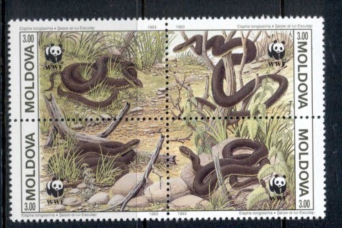 Moldova-1993 WWF Aesculapian Snake