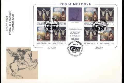 Moldova-1993-Europa-Art-MS-XLFDC