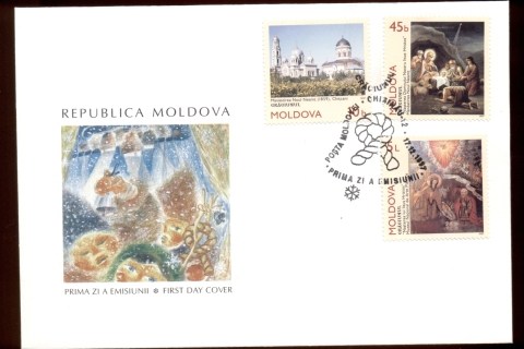 Moldova-1997-Xmas-FDC