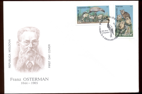 Moldova-1998-Birds-FDC