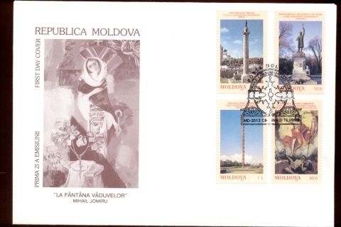 Moldova-1998-Monuments-Works-of-Art-FDC