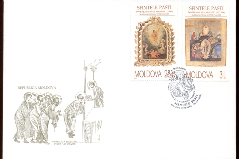 Moldova-2000-Easter-FDC