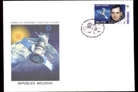 Moldova-2001-Prunarius-Space-Flight-FDC