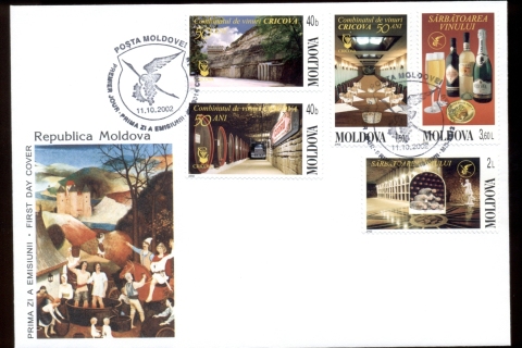 Moldova-2002-Wine-Industry-FDC