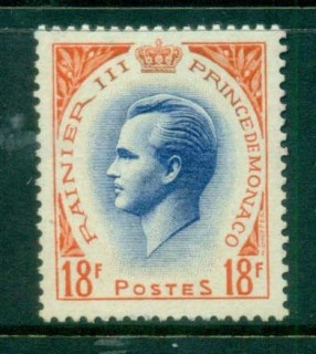 Monaco-1955-Prince-Rainier-III-18fr-MUH