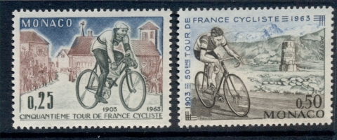 Monaco-1963-Bicycle-Tour-de-France-MUH