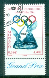 Monaco-1999-Grand-Prix-Philately-CTO