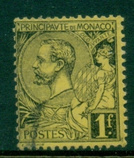 Monaco-1891-1921-Prince-Albert-I-1f-FU