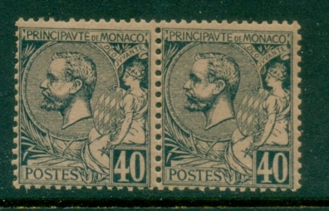 Monaco-1891-1921-Prince-Albert-I-40c-pr-MLH