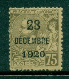 Monaco-1921-Prince-Albert-I-Opt-28-December_2