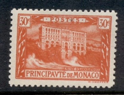 Monaco-1922-24-Oceanographic-Museum-30c-MUH