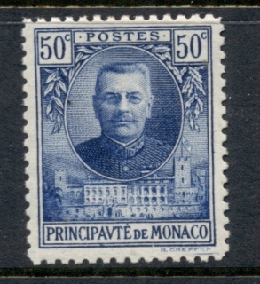 Monaco-1923-24-Prince-Louis-II-50c-MUH