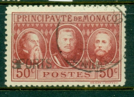 Monaco-1928-Monte-carlo-Philatelic-Exhibition-50c-FU