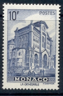 Monaco-1939-46-Cathederal-of-Monaco-10f-MUH