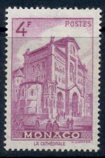 Monaco-1939-46-Cathederal-of-Monaco-4f-MUH