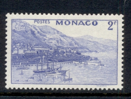 Monaco-1939-46-Harbour-of-Monte-Carlo-2f-ultramarine-MUH