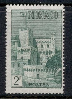 Monaco-1939-46-Palace-of-Monaco-2f-green-MUH