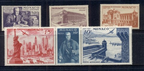 Monaco-1946-Centenary-Philatelic-Ex-MUH