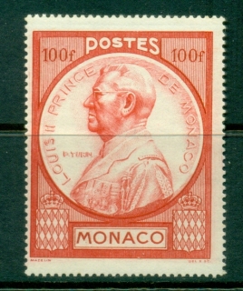 Monaco-1946-Prince-Louis-II-100f-MUH