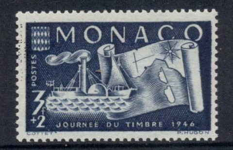 Monaco-1946-Stamp-day