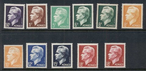 Monaco-1950-51-Prince-rainier-Asst-MUH