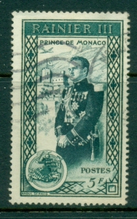 Monaco-1950-Prince-Rainier-Enthronement-5f-FU